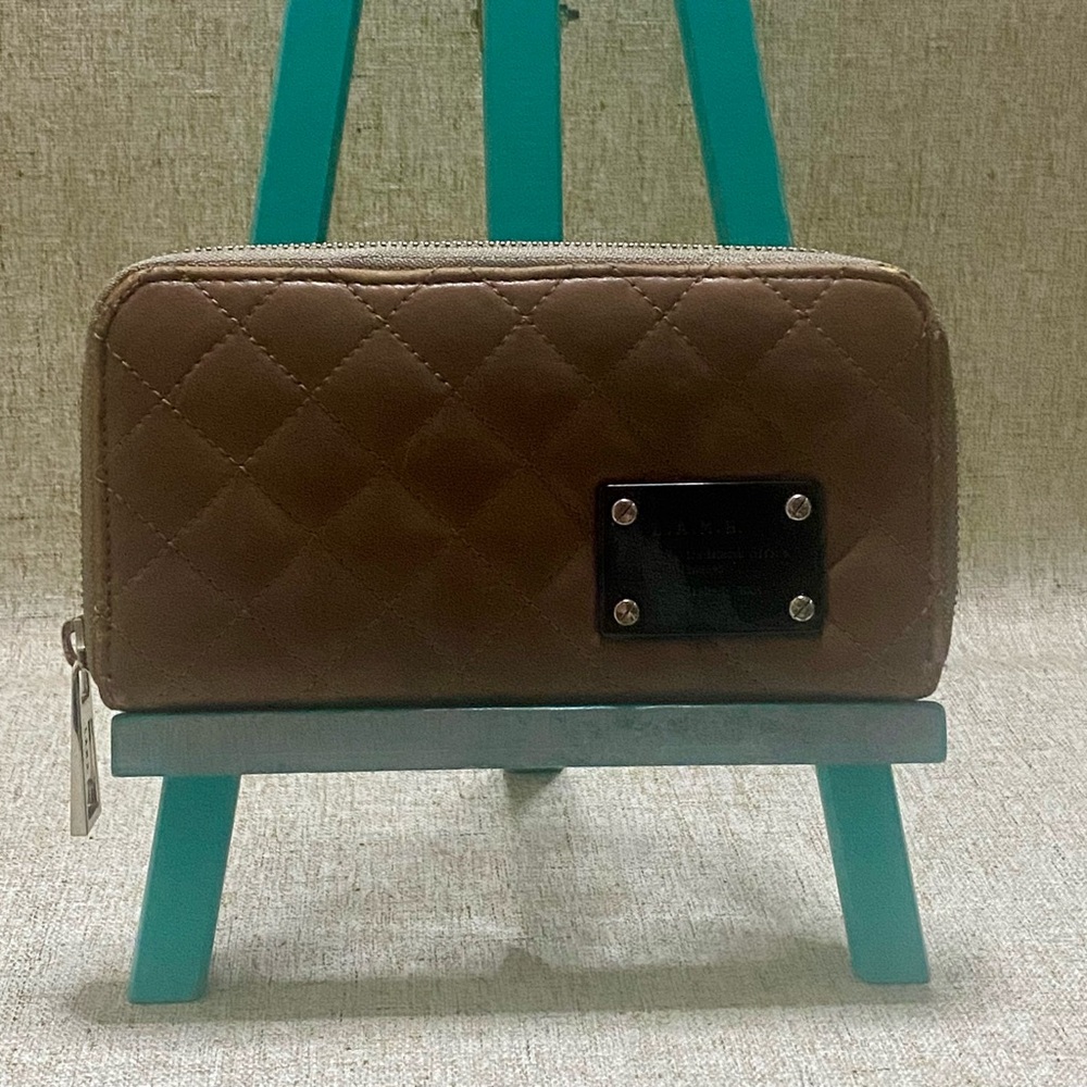 🌺L.A.M.B. Brown Quilted Wallet🌺